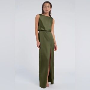 Jenny Yoo Rivka Olive Dress - Size 2